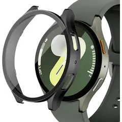 GENERICO - Protector Carcasa Con Vidrio Para Samsung Watch 7 44mm / Negro