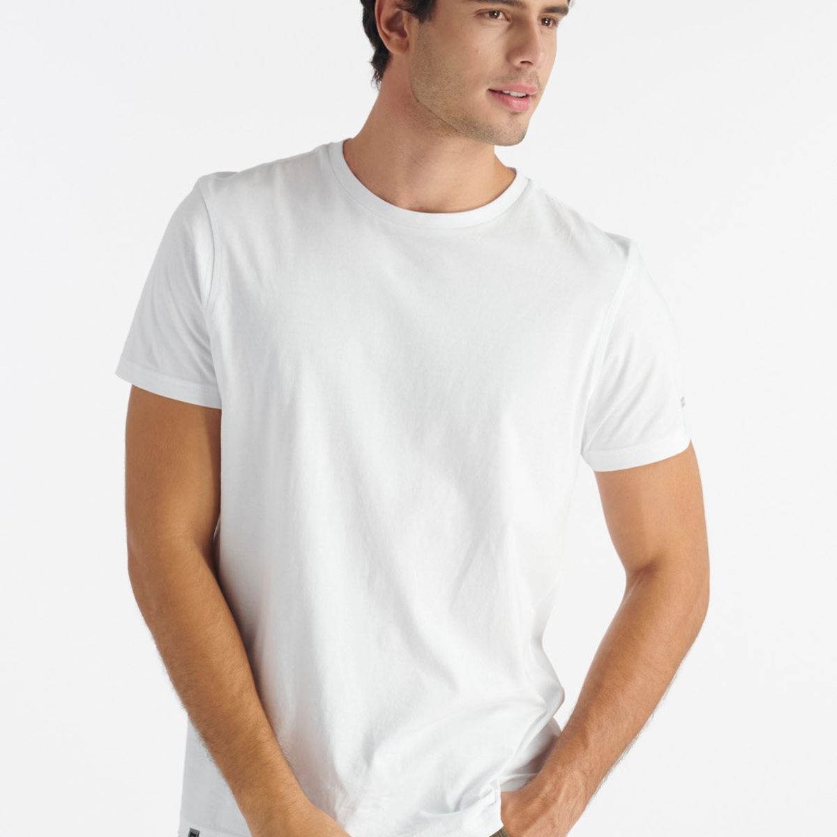 NIMTU - Polera Tres Cruces Casual Blanco Nimtu