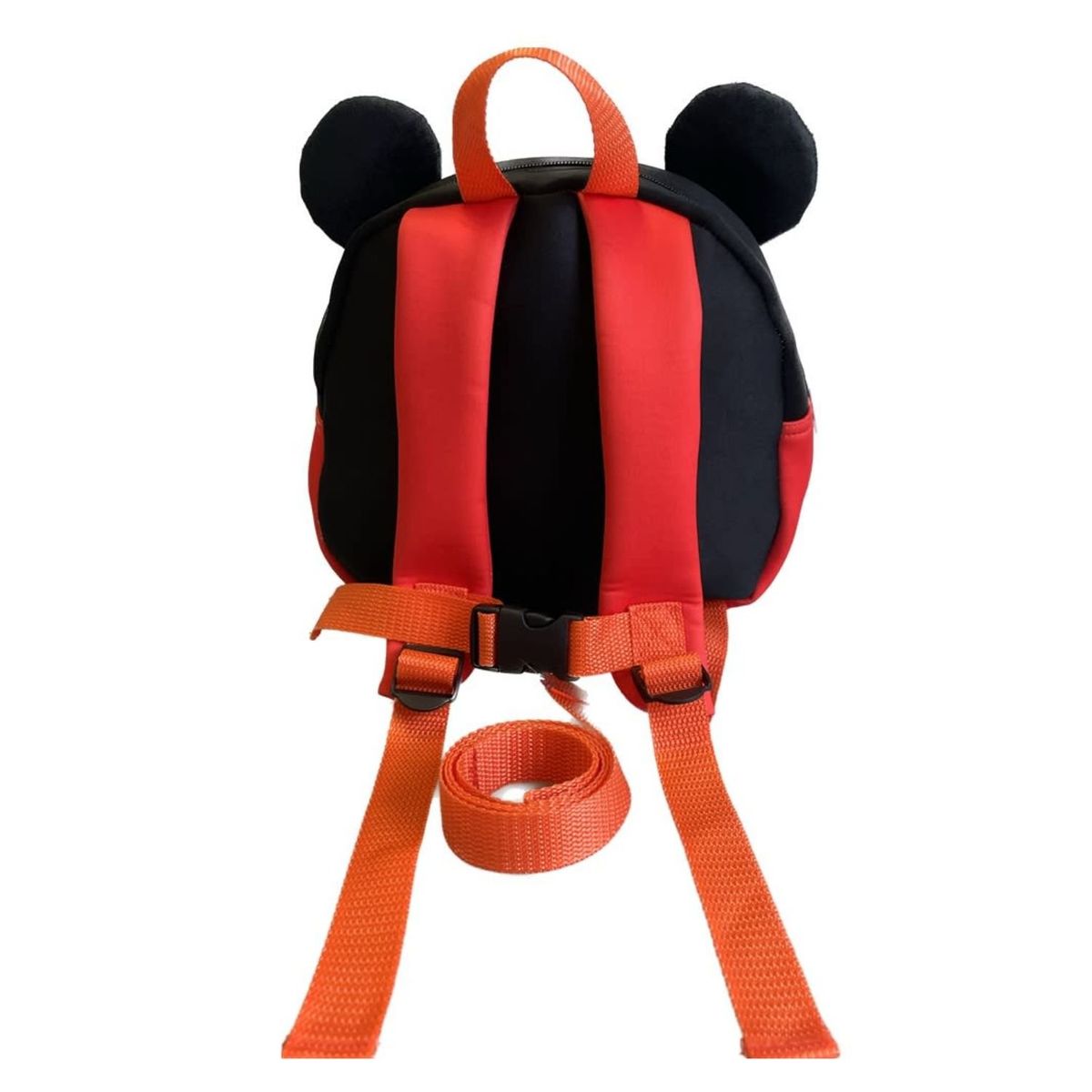 GENERICO - Mochila Infantil Orejas Diseño Ratón Divertido Rojo Negro