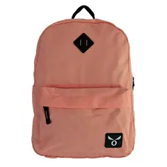 GENERICO - Mochila Escolar Juvenil Rosa Bolsillo Frontal Resistente