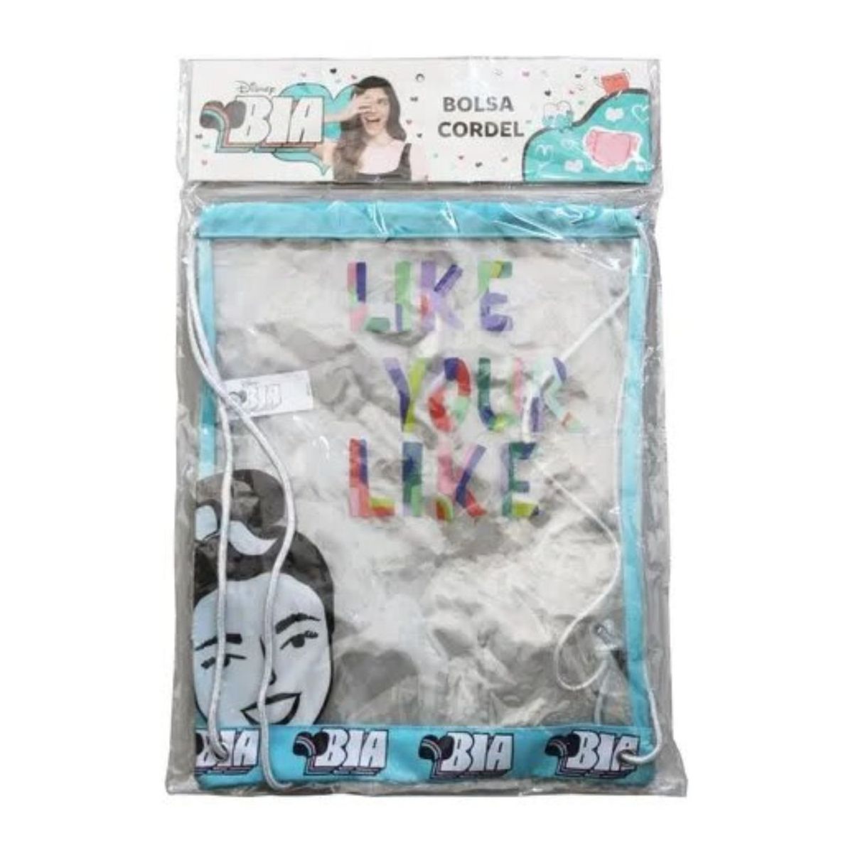 GENERICO - Mochila Morral Transparente Juvenil Diseño Colorido Casual