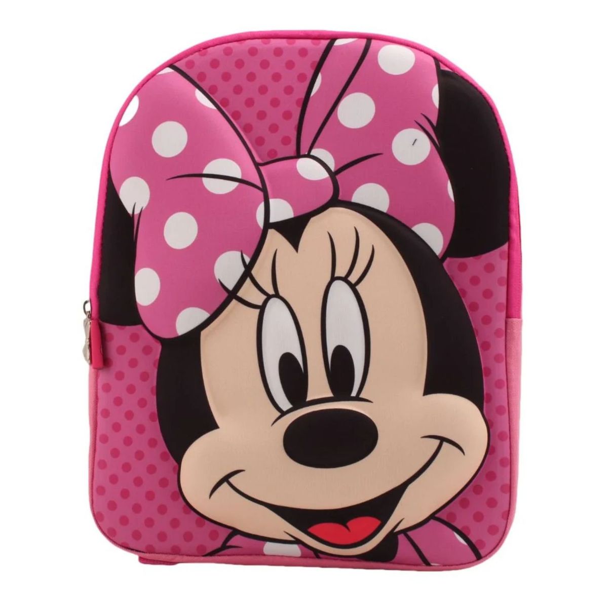 GENERICO - Mochila Infantil Rosa Diseño Ratón Lazo Lunares Niños