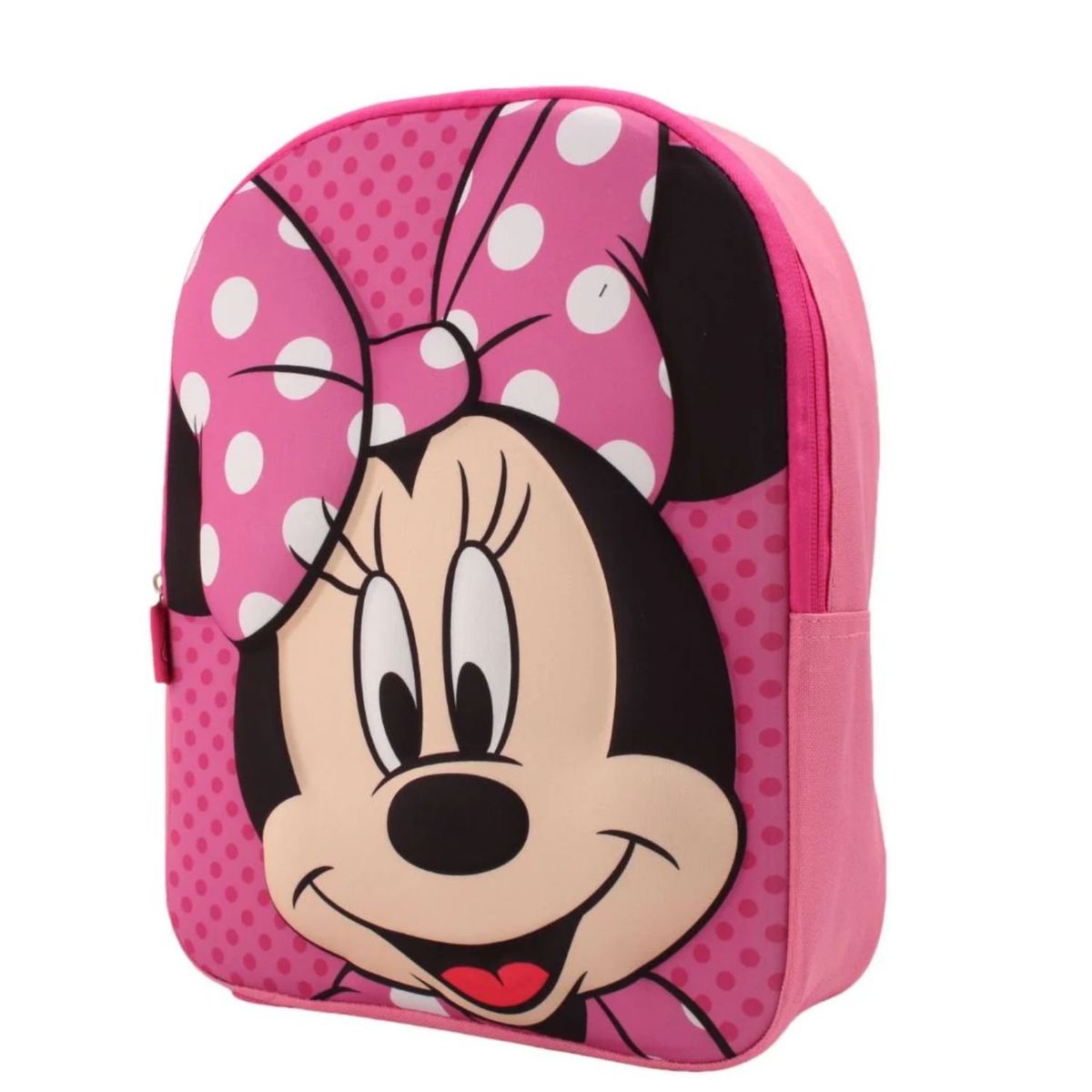 GENERICO - Mochila Infantil Rosa Diseño Ratón Lazo Lunares Niños