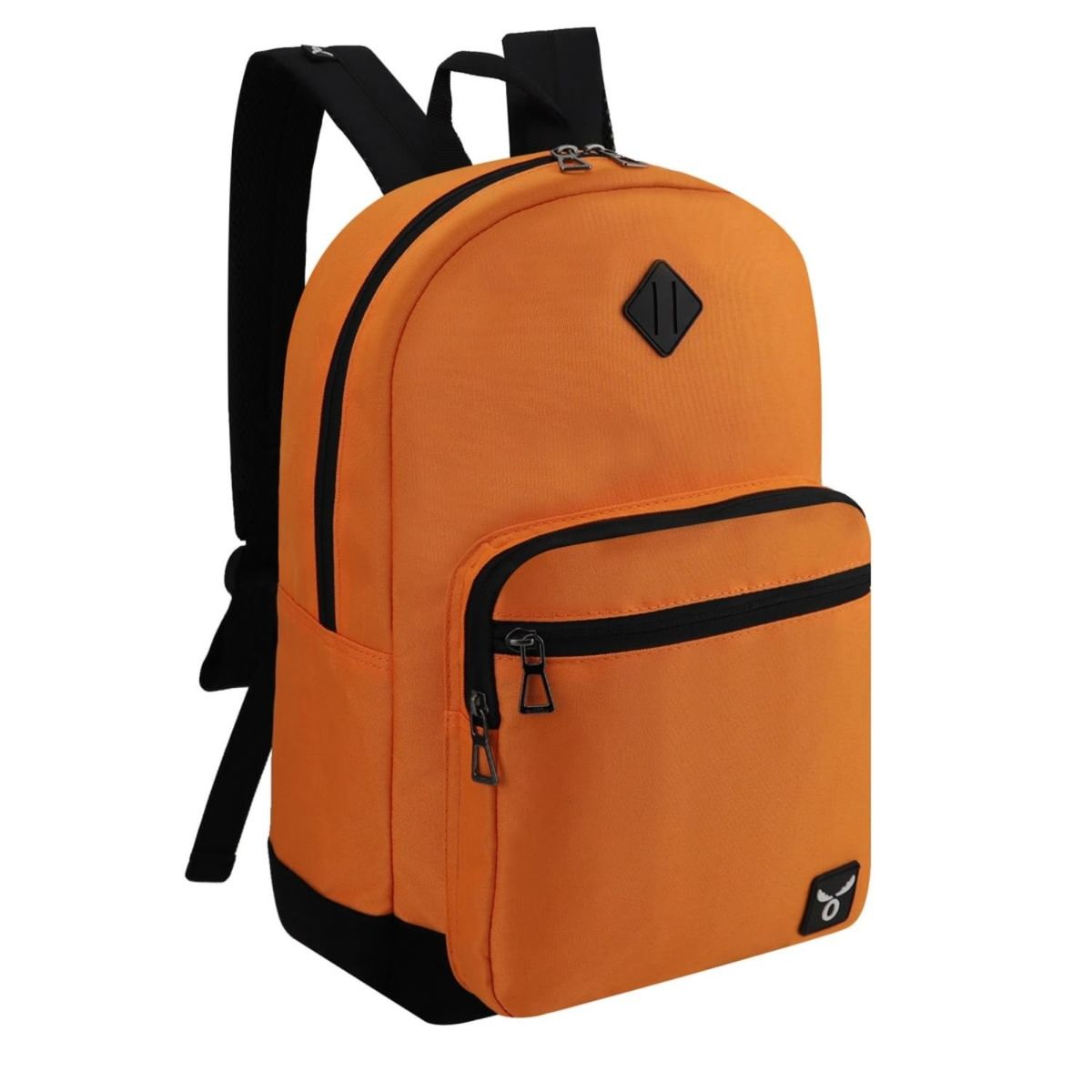 GENERICO - Mochila Escolar Juvenil Impermeable Naranja Compartimentos