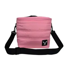 GENERICO - Lonchera Térmica Rosa Aislante Correa Ajustable Escolares