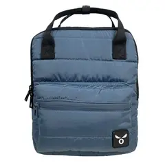 GENERICO - Mochila Casual Impermeable Azul Bolsillo Frontal Escolares