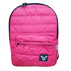 GENERICO - Mochila Escolar Juvenil Impermeable Rosa Bolsillo Frontal