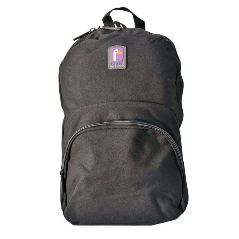 GENERICO - Mochila Negra Casual Resistente Viaje Escolares Unisex