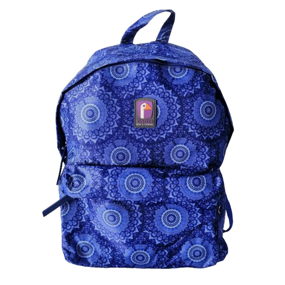GENERICO - Mochila Escolar Juvenil Estampado Mandala Azul Resistente