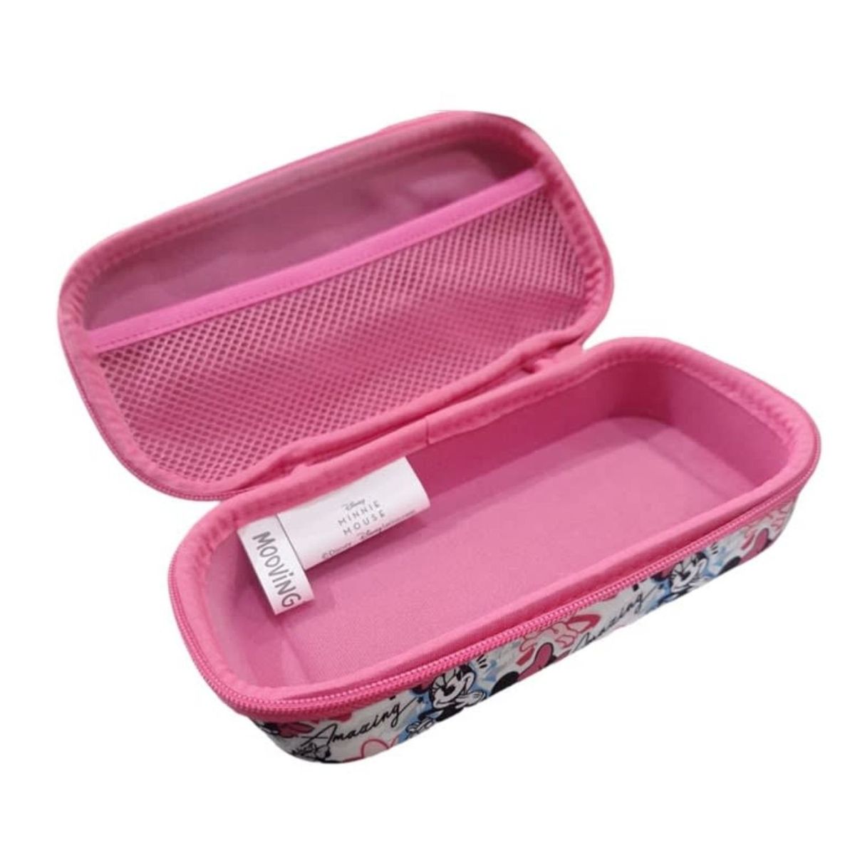 GENERICO - Estuche Escolar Rosa Diseño Animado Niños Lapices Colegio