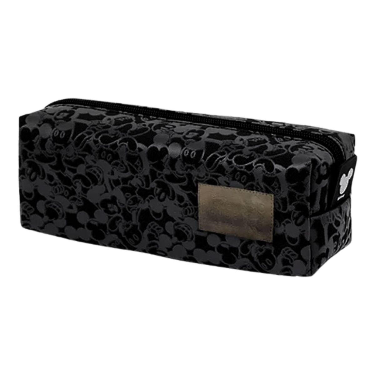 GENERICO - Estuche Escolar Negro Diseño Animado Resistente y Elegante