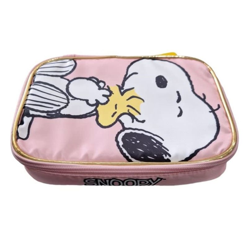 GENERICO - Estuche Escolar Rosa Diseño Perro Dibujos Animados Niños