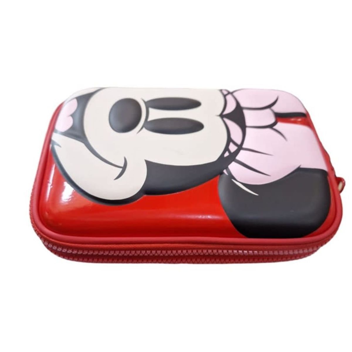 GENERICO - Estuche Rígido Infantil Diseño Divertido Rojo Niños Escolar