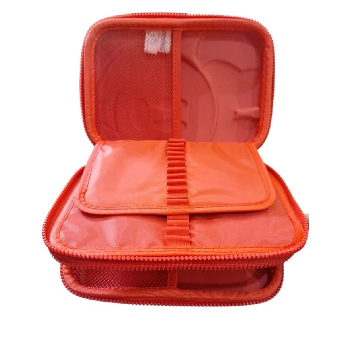 GENERICO - Estuche Rígido Infantil Diseño Divertido Rojo Niños Escolar