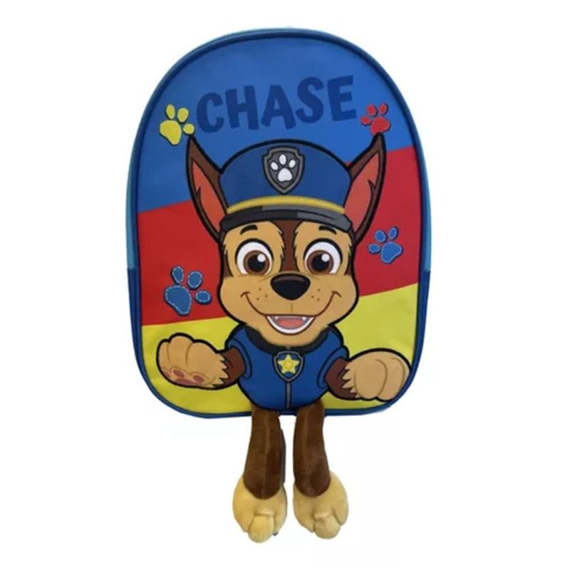 GENERICO - Mochila Infantil Perro Policía Azul Niños Escoalr Divertida