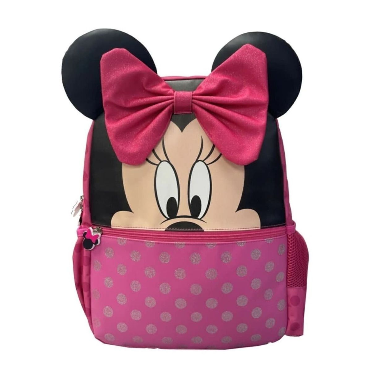 GENERICO - Mochila Infantil Rosa Orejas Lazo Grande Diseño Divertido