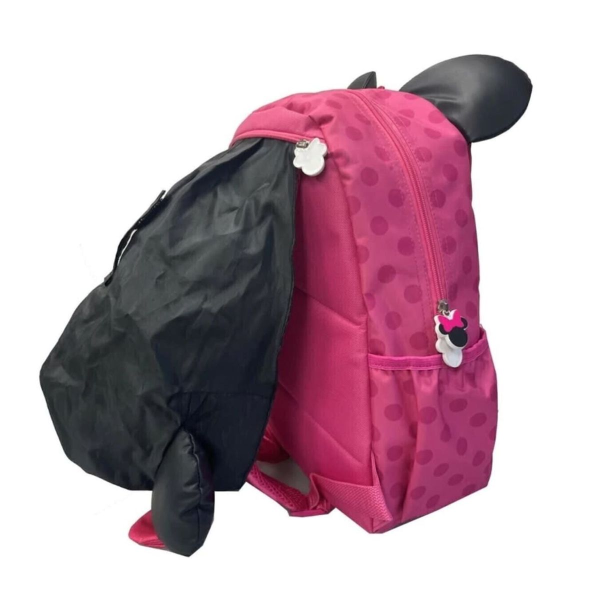 GENERICO - Mochila Infantil Rosa Orejas Lazo Grande Diseño Divertido