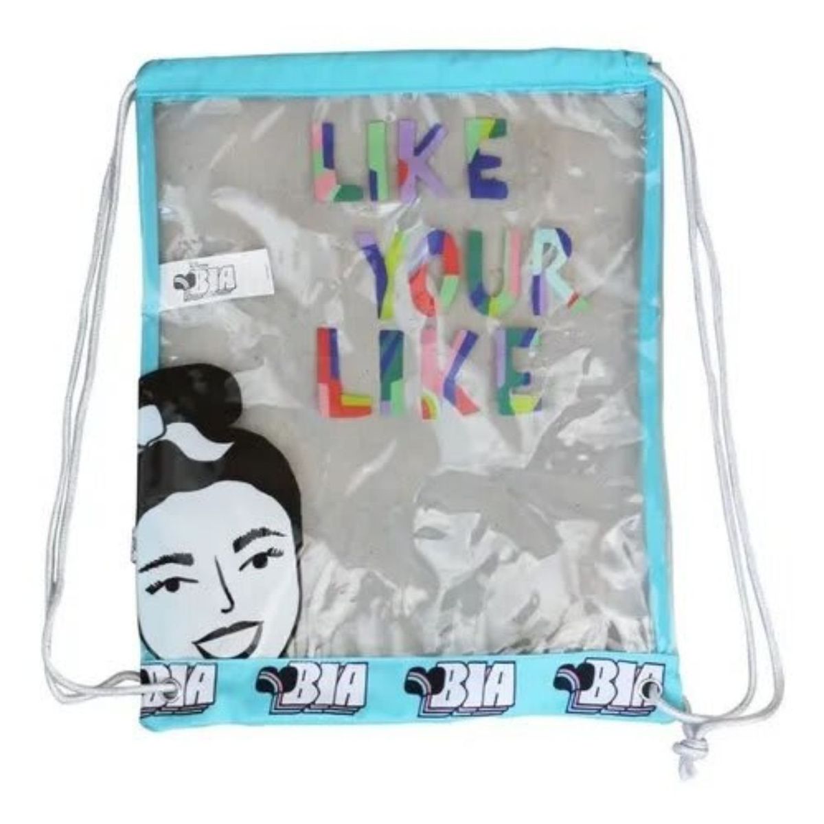 GENERICO - Mochila Morral Transparente Juvenil Diseño ido Casual