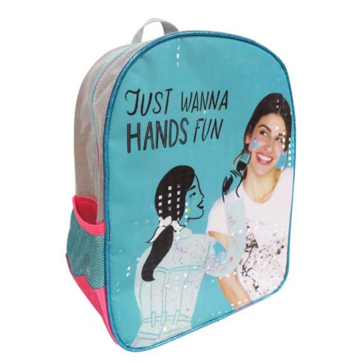 GENERICO - Mochila Escolar Infantil Juvenil Diseño Divertido Azul Niños