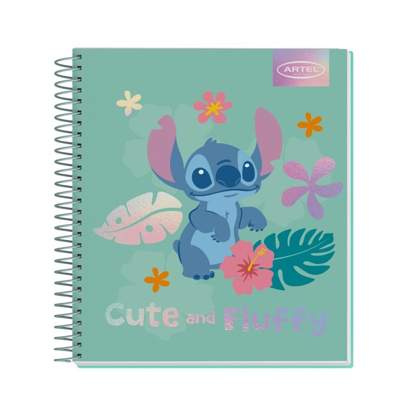 GENERICO - Pack 8 Cuaderno Espiral Diseño Tierno Floral 120 Hojas