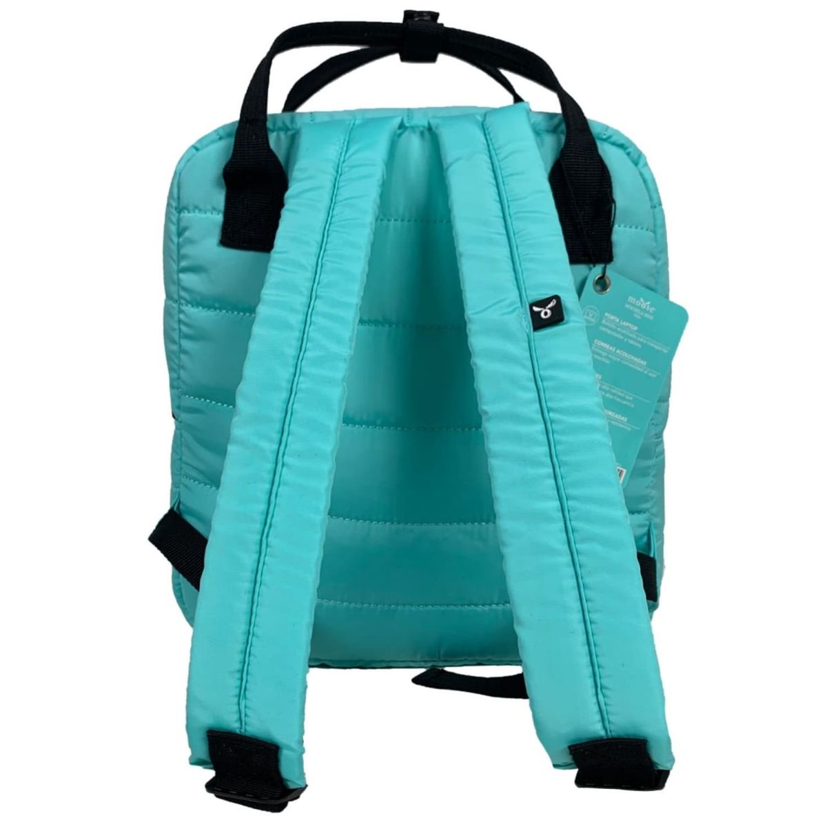 GENERICO - Mochila Escolar Impermeable Azul Bolsillo Frontal Compacta