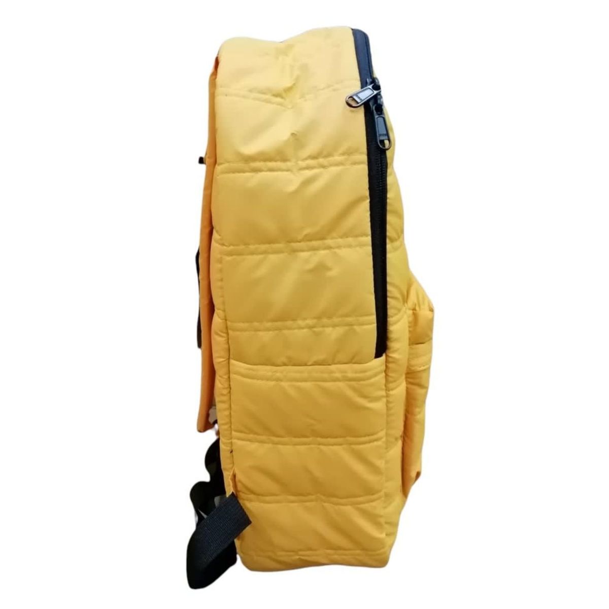 GENERICO - Mochila Acolchada Amarilla Diseño Moderno Escolares Casual