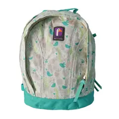 GENERICO - Mochila Estampada Aves Verde Espaciosa Escolar Casual
