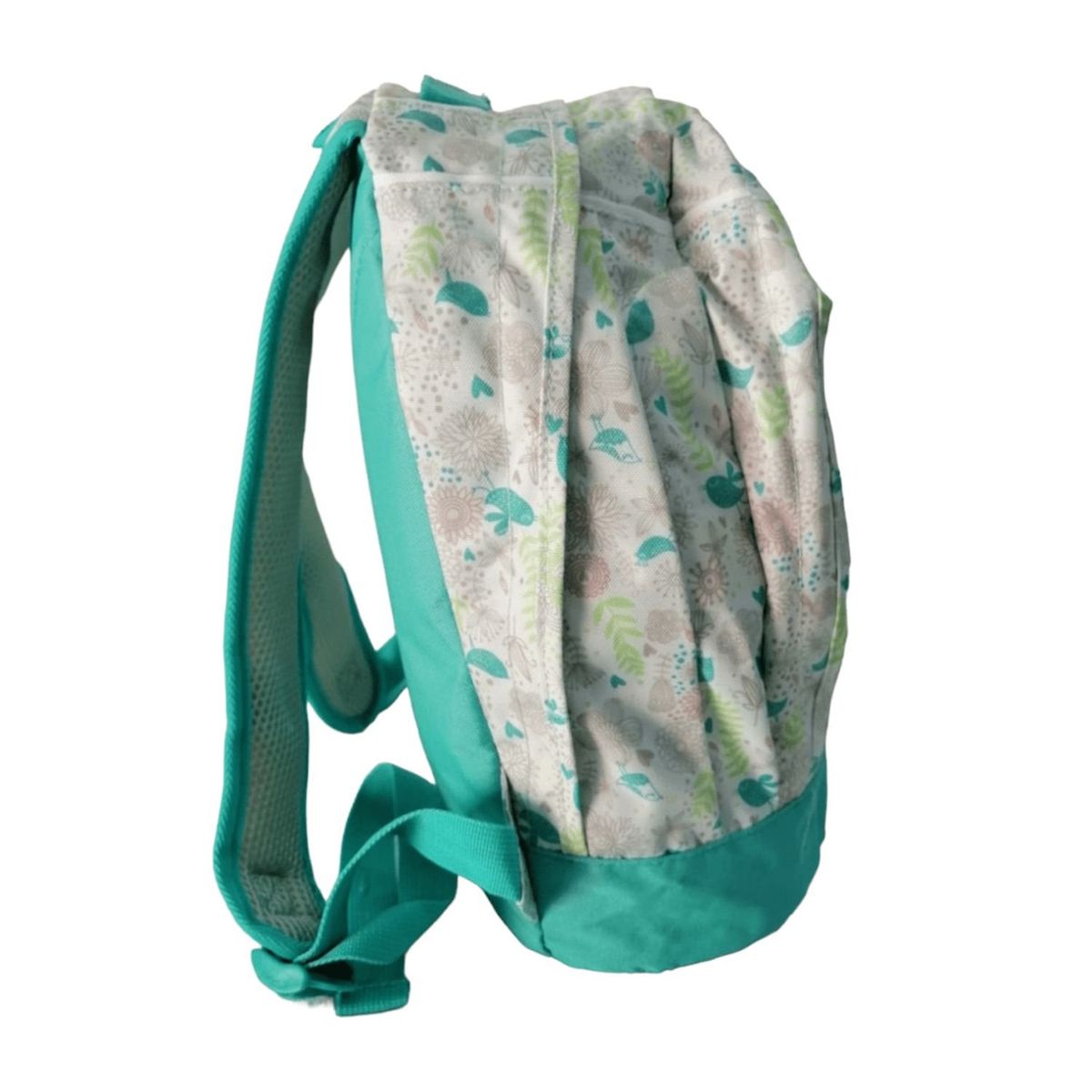 GENERICO - Mochila Estampada Aves Verde Espaciosa Escolar Casual