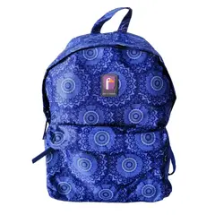 GENERICO - Mochila Escolar Juvenil Estampado Mandala Azul Resistente