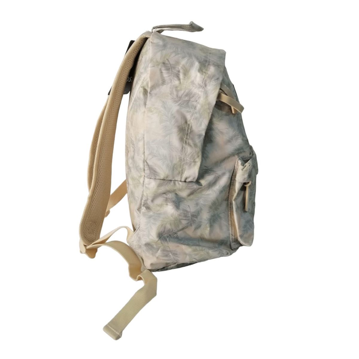 GENERICO - Mochila Estampado Hojas Verde Espaciosa Casual Unisex