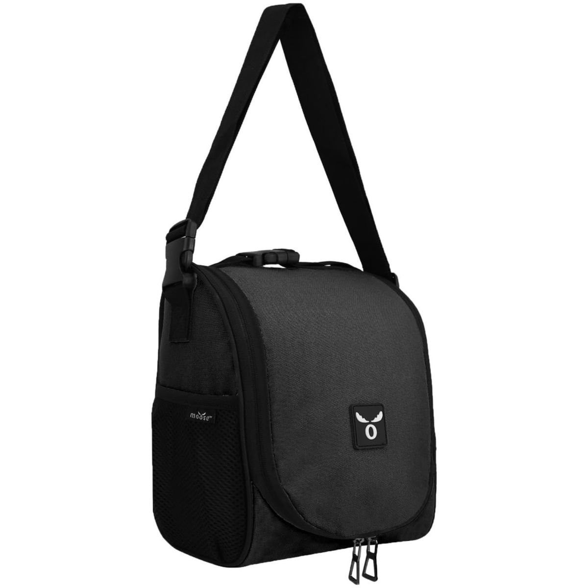 GENERICO - Bolsa Térmica Negra Aislante Comida Bebidas Viaje Camping