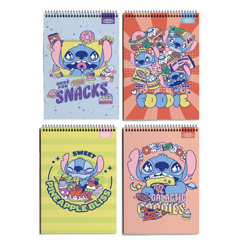 GENERICO - Pack 6 Cuadernos Diseño Divertido Personaje Colores 80 Hojas