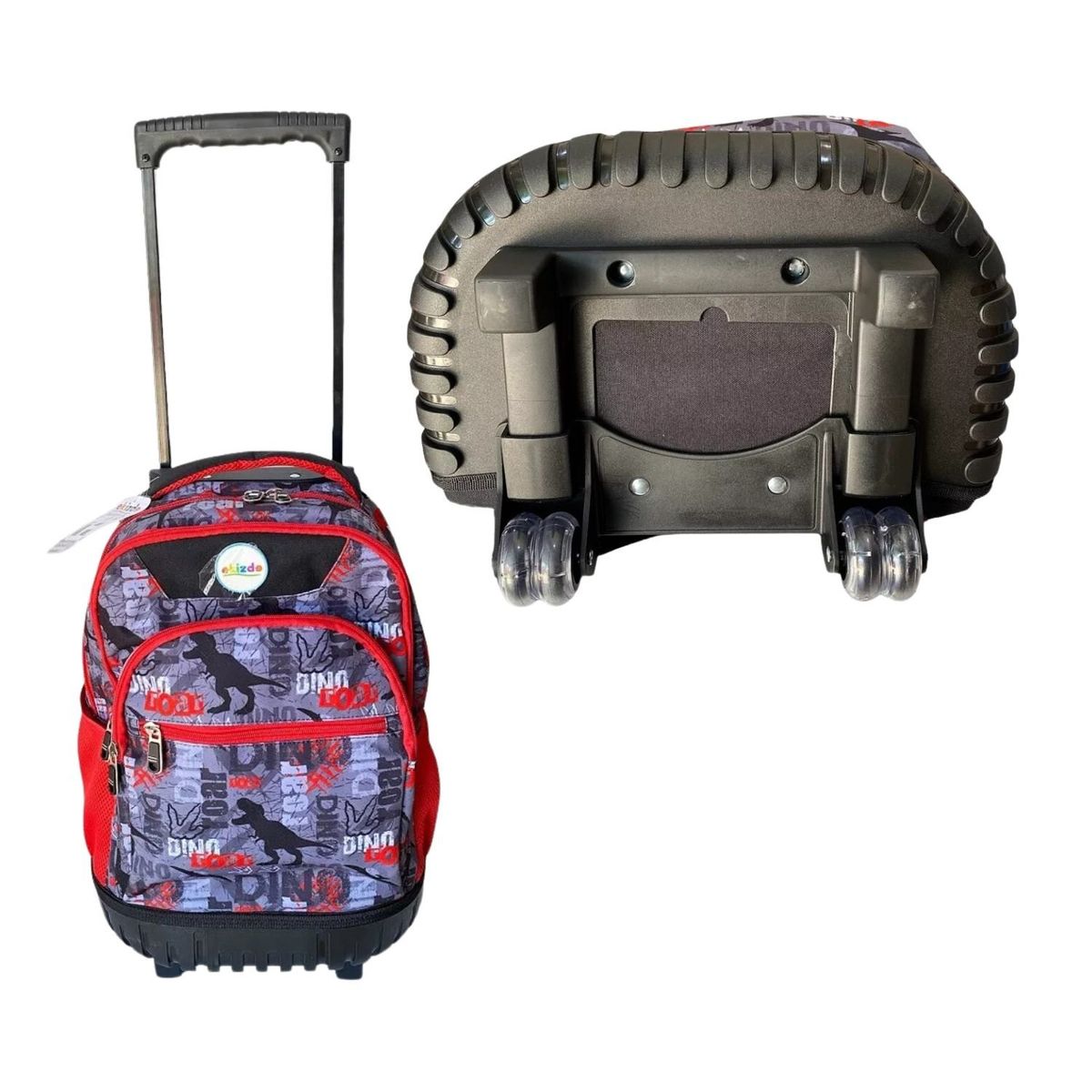 GENERICO - Pack 3 Piezas Dinosaurio Escolar Mochila Lonchera Estuche