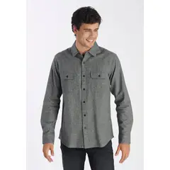 NIMTU - Camisa Cahuen Casual Gris