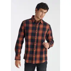 NIMTU - Camisa Maiten Casual Rojo