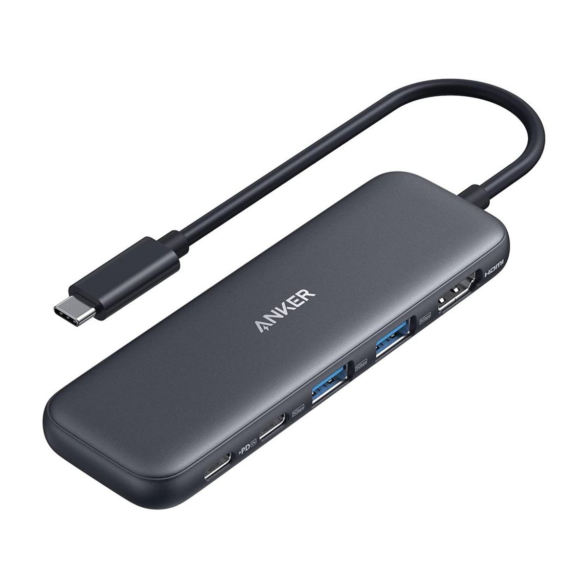 GENERICO - Anker Hub 332 USB-C 5 en 1 Negro