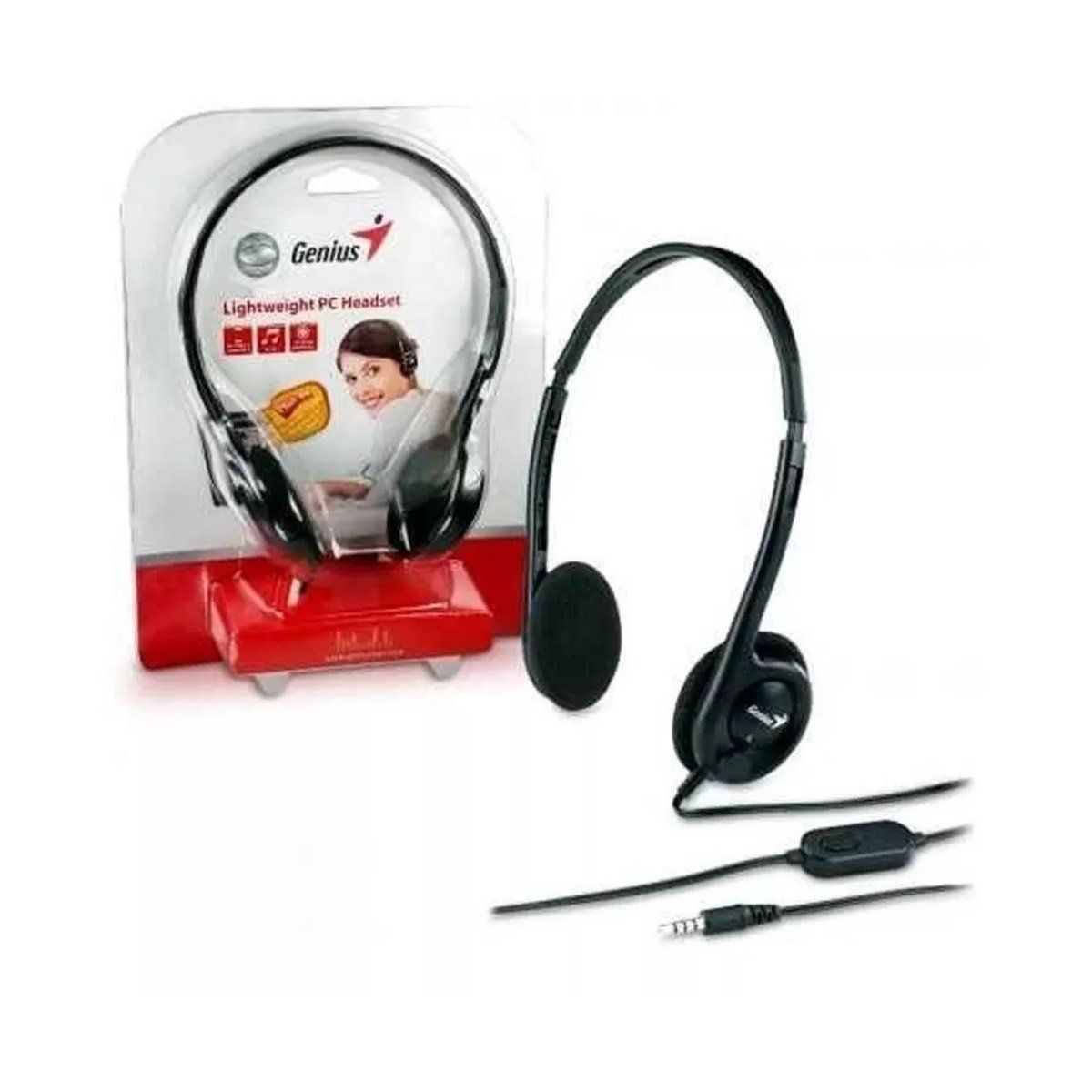 GENIUS - Audífono Genius Hs-m200c con Micrófono Negro