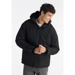 NIMTU - Chaqueta Boldo Casual Negro