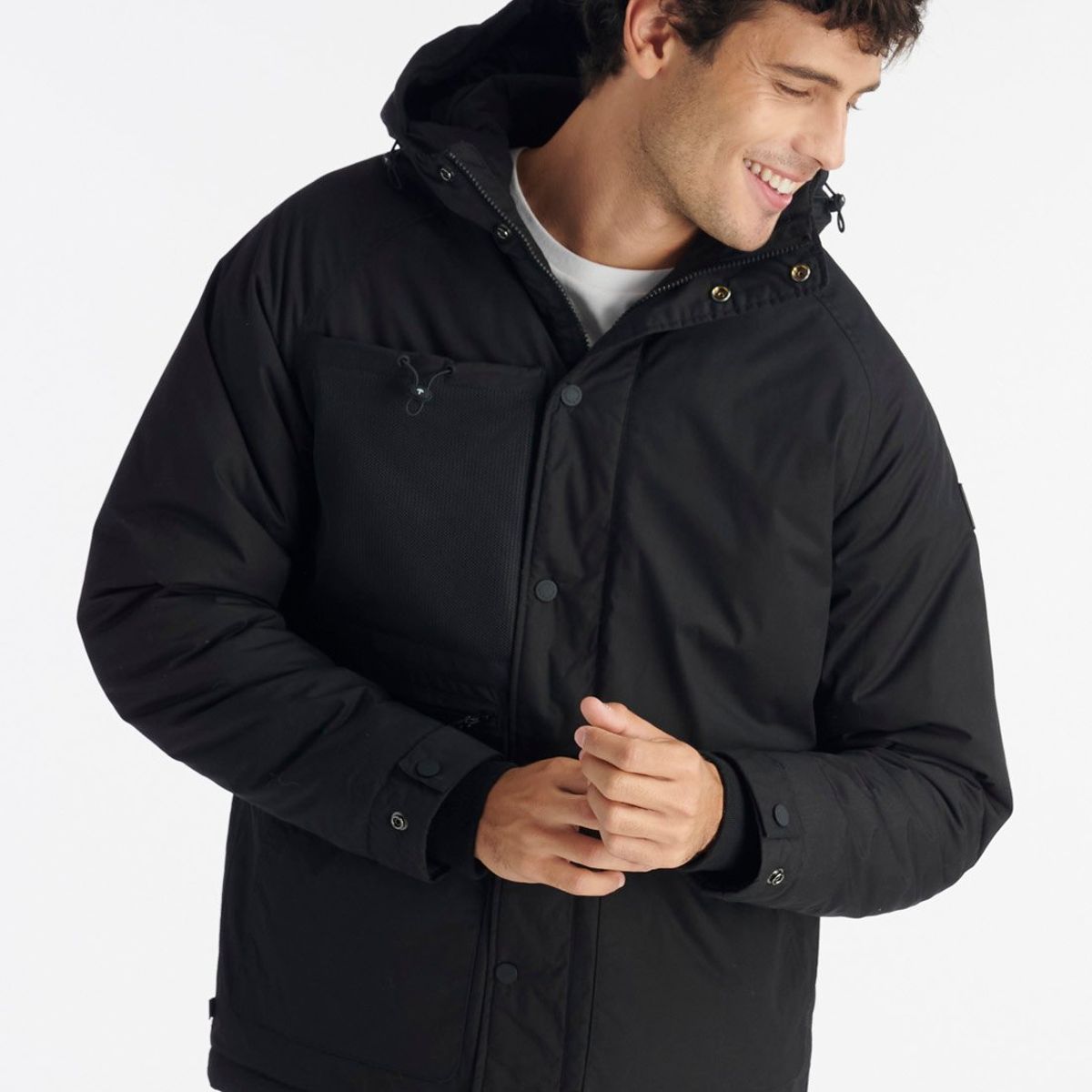 NIMTU - Chaqueta Boldo Casual Negro Nimtu