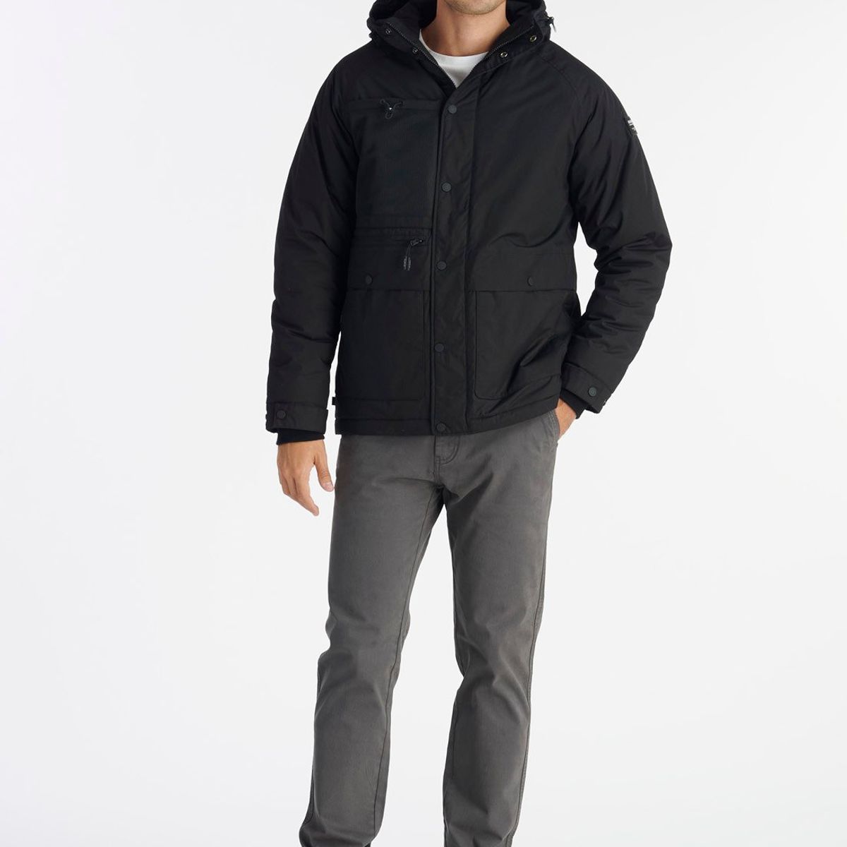 NIMTU - Chaqueta Boldo Casual Negro Nimtu