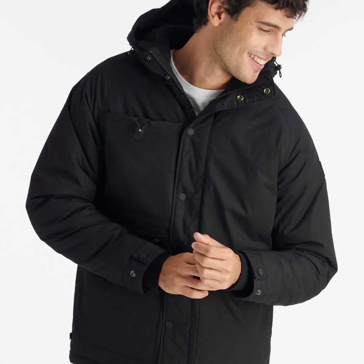 NIMTU - Chaqueta Boldo Casual Negro Nimtu