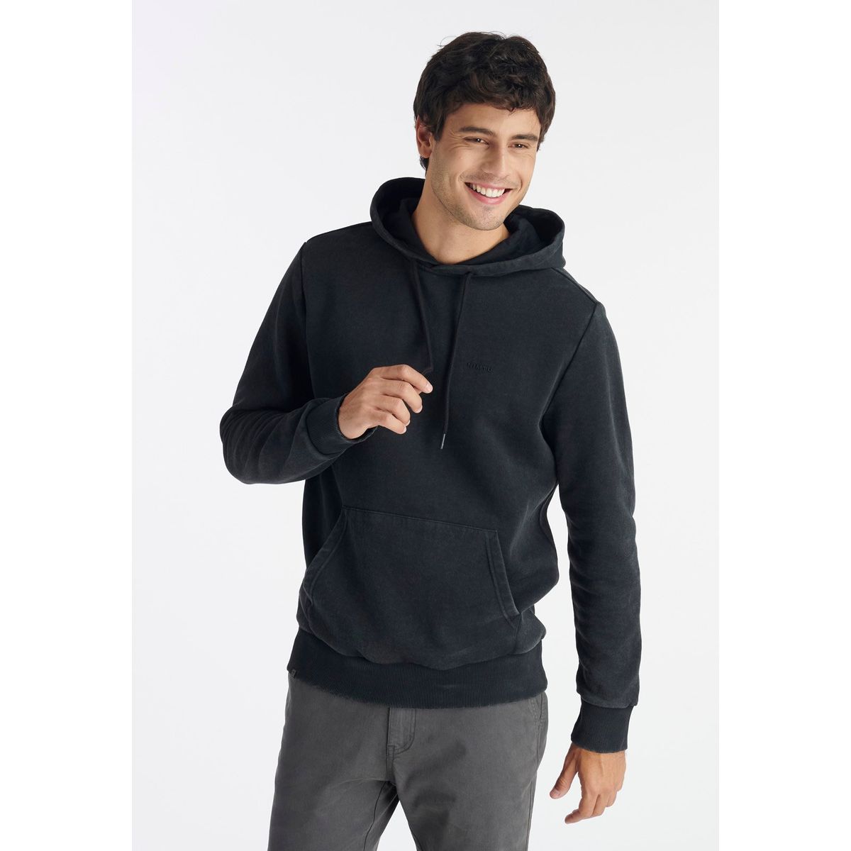 NIMTU - Polerón Tolten Casual Negro Nimtu