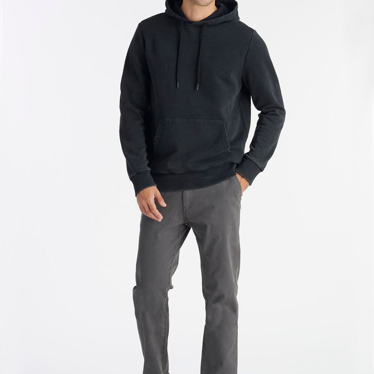 NIMTU - Polerón Tolten Casual Negro Nimtu