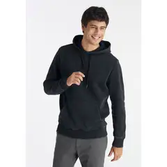 NIMTU - Polerón Tolten Casual Negro