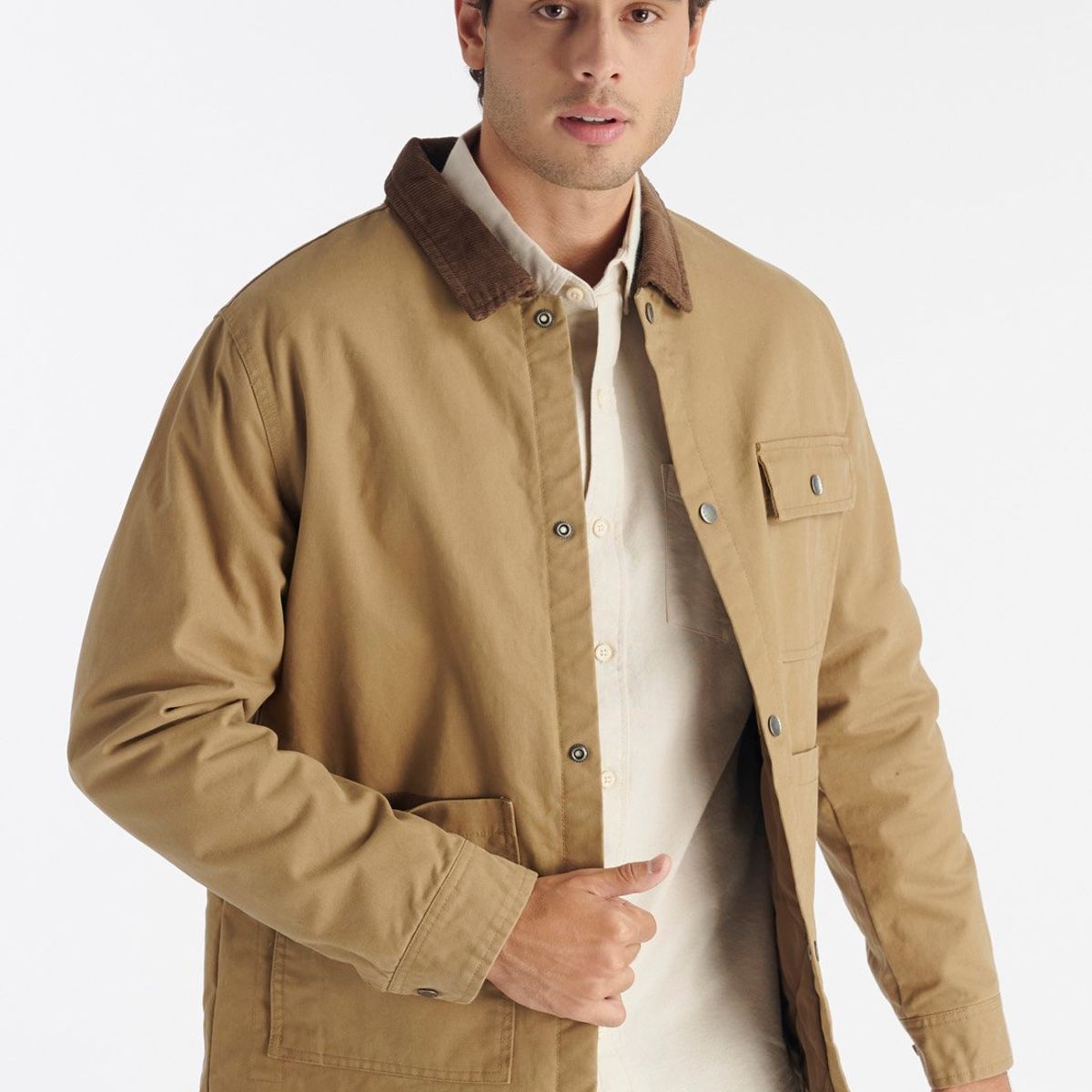 NIMTU - Chaqueta Trancura Casual Beige Nimtu