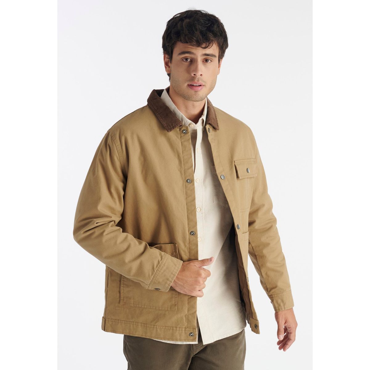 NIMTU - Chaqueta Trancura Casual Beige Nimtu