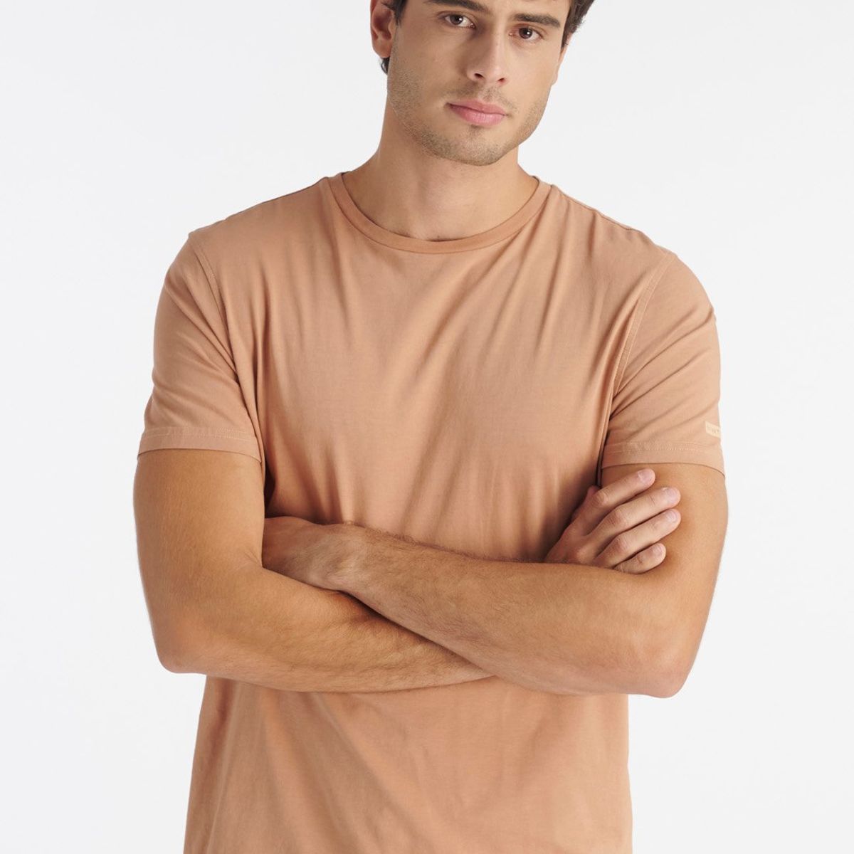NIMTU - Polera Tres Cruces Casual Naranja Nimtu