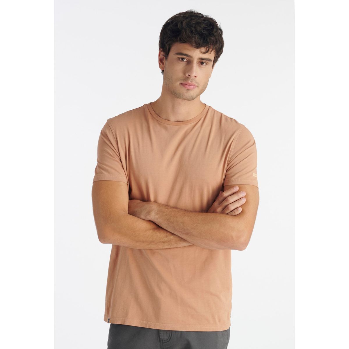 NIMTU - Polera Tres Cruces Casual Naranja Nimtu