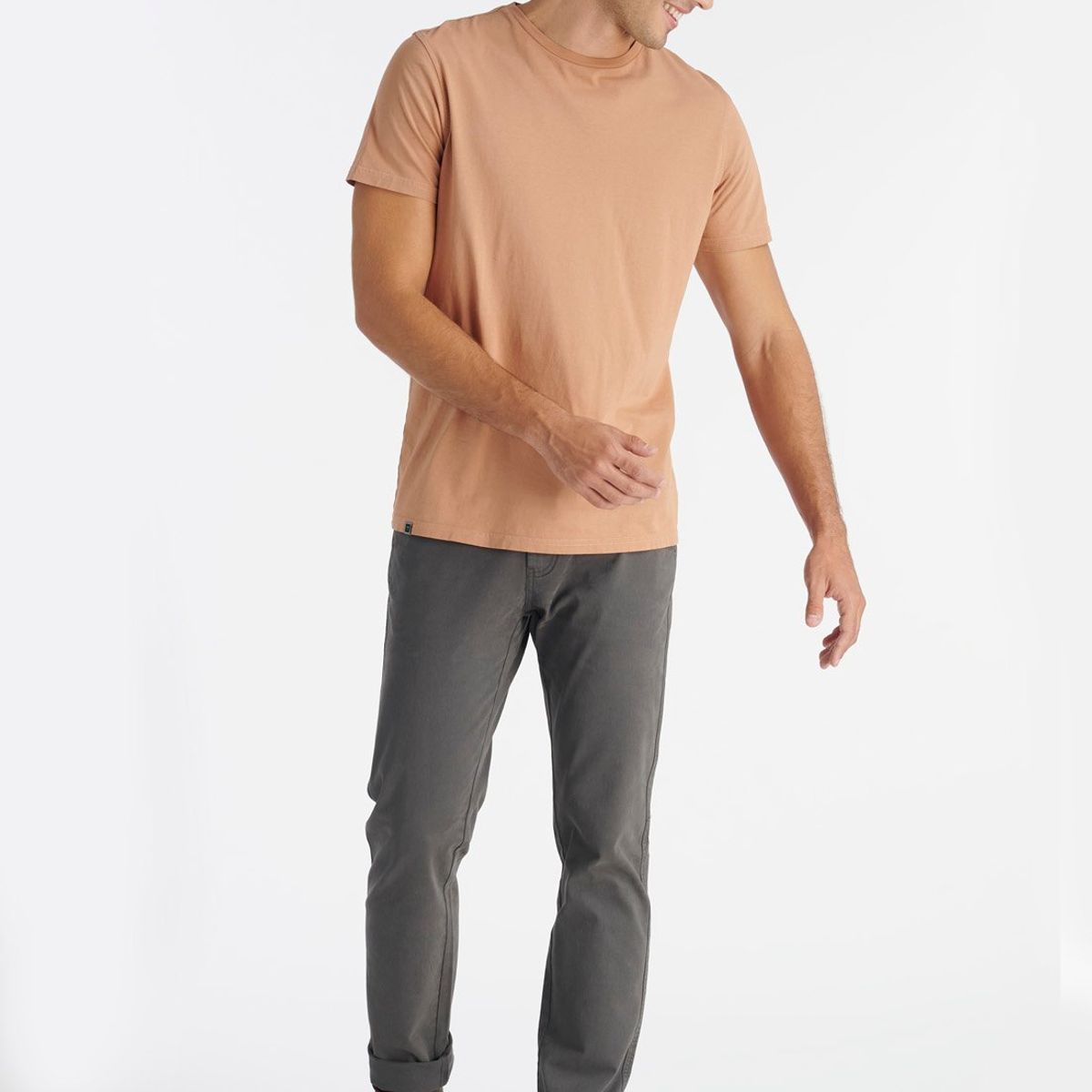 NIMTU - Polera Tres Cruces Casual Naranja Nimtu