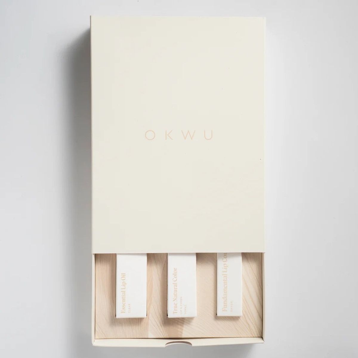 OKWU - Set de labios Look Nude OKWU - Perfect Lip Trio - Nude Glow